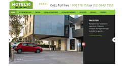 Desktop Screenshot of motel10.com.au